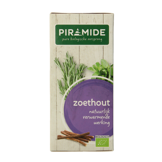 Piramide Zoethout thee eko bio 20 Zakjes