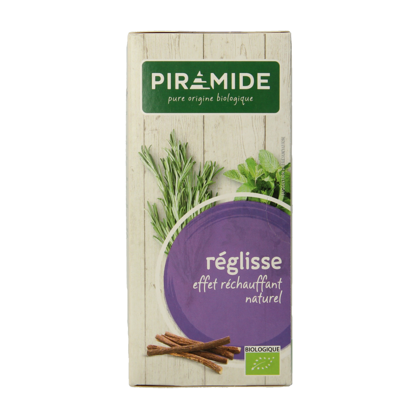 Piramide Zoethout thee eko bio 20 Zakjes