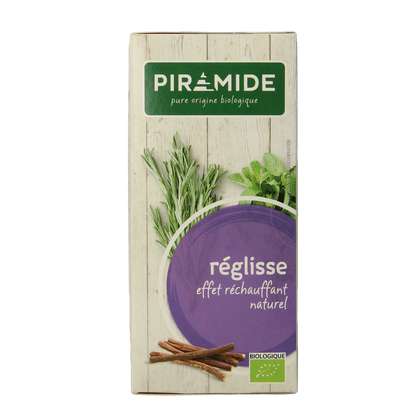 Piramide Zoethout thee eko bio 20.00 Zakjes