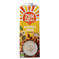 Zonnatura Amandel drink ongezoet bio 1.00 Liter