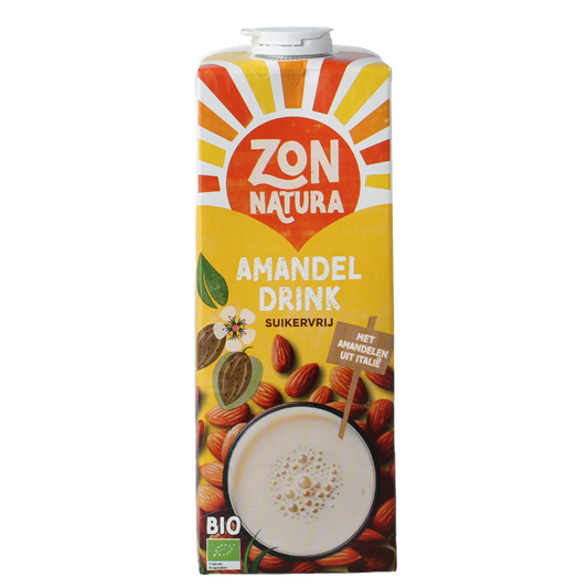 Zonnatura Amandel drink ongezoet bio 1 Liter