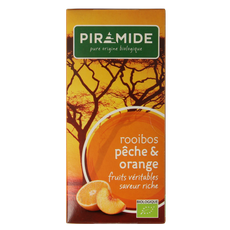 Piramide Rooibos perzik sinaasappel thee bio 20.00 Zakjes