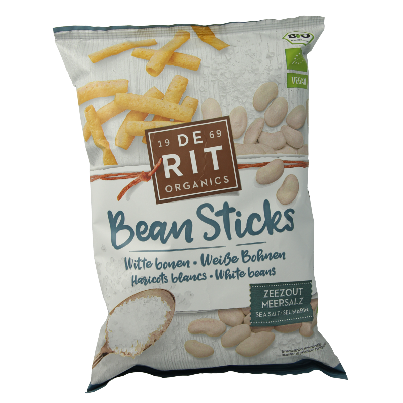 De Rit Bean sticks zeezout bio 75 Gram