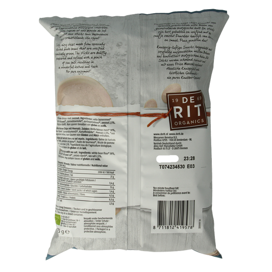 De Rit Bean sticks zeezout bio 75 Gram