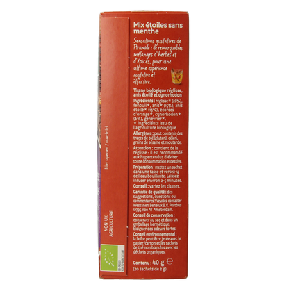 Piramide Sterrenmix zonder munt thee eko bio 20.00 Zakjes