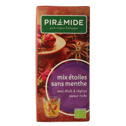 Piramide Sterrenmix zonder munt thee eko bio 20.00 Zakjes