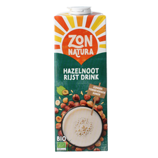 Zonnatura Rijst hazelnoot drink bio 1 Liter