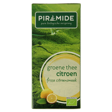 Piramide Groene thee met citroen bio 20.00 Zakjes