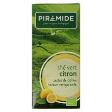 Piramide Groene thee met citroen bio 20.00 Zakjes