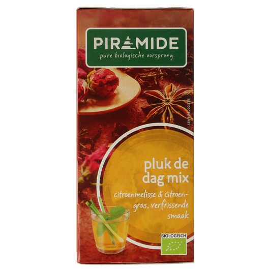 Piramide Pluk de dag mix thee eko bio 20 Zakjes