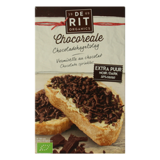 De Rit Chocoreale hagelslag extra puur bio 200.00 Gram