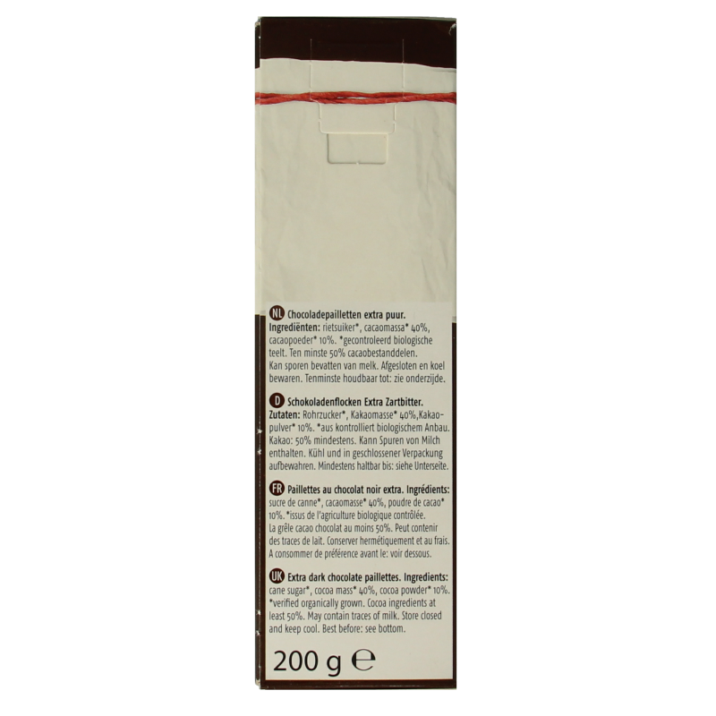 De Rit Chocoreale hagelslag extra puur bio 200 Gram