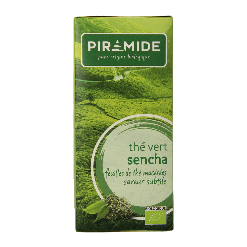 Piramide Groene thee sencha eko bio 20 Zakjes