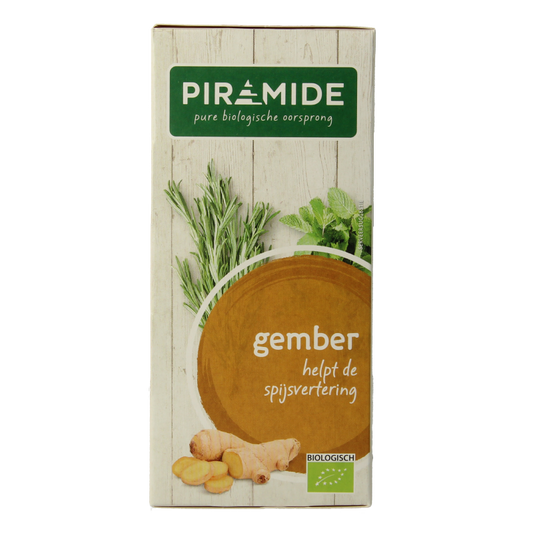 Piramide Gember thee eko bio 20 Zakjes