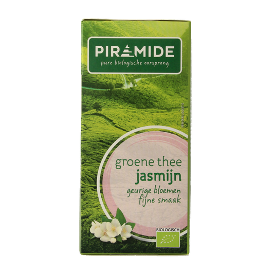 Piramide Groene thee & jasmijn eko bio 20 Zakjes