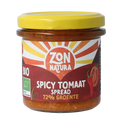 Zonnatura Groentespread spicy tomato bio 135 Gram