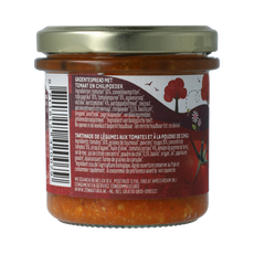 Zonnatura Groentespread spicy tomato bio 135.00 Gram