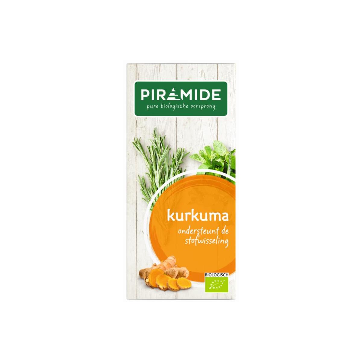 Piramide Kurkuma thee bio 20 Zakjes