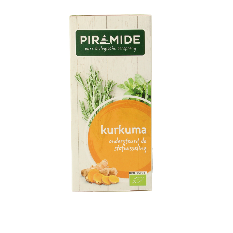 Piramide Kurkuma thee bio 20 Zakjes
