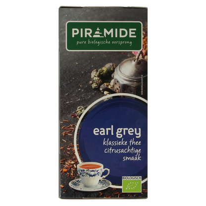 Piramide Earl grey thee eko bio 20.00 Zakjes