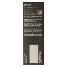 Piramide Earl grey thee eko bio 20 Zakjes