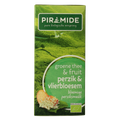 Piramide Groene thee perzik vlierbloesem bio 20.00 Zakjes