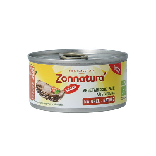 Zonnatura Vegetarische pate naturel bio 125 Gram