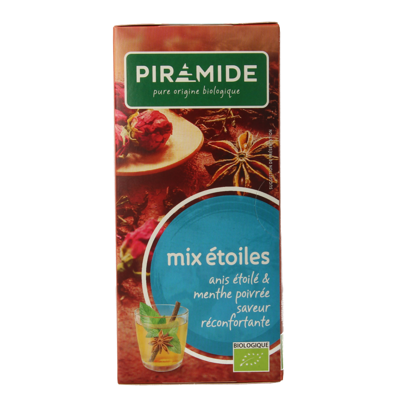 Piramide Sterrenmix thee eko bio 20 Zakjes
