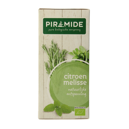 Piramide Citroenmelisse thee eko bio 20.00 Zakjes