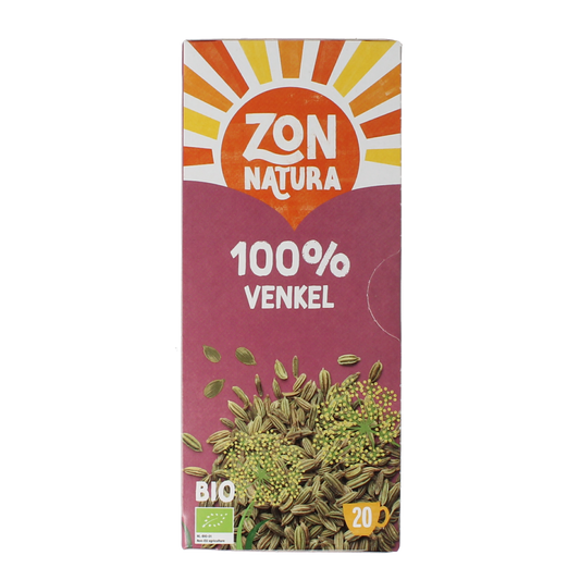 Zonnatura Venkel thee 100% bio 20.00 Zakjes