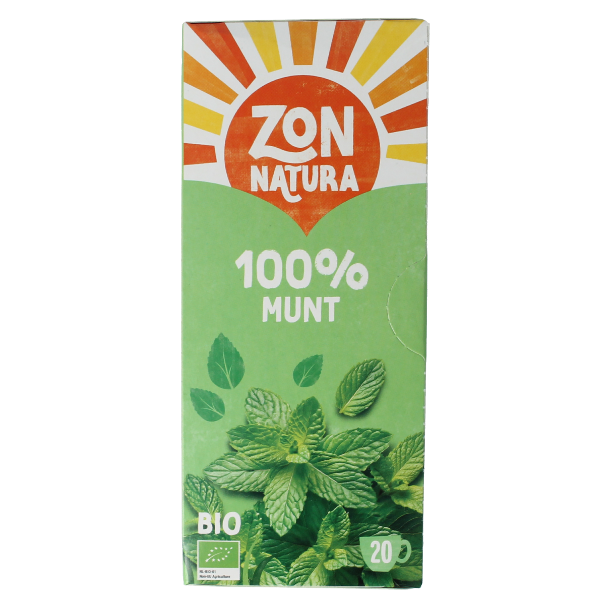 Zonnatura Munt thee 100% bio 20.00 Zakjes