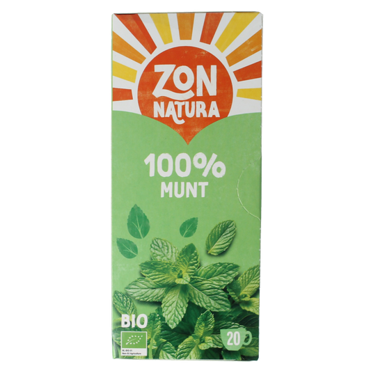 Zonnatura Munt thee 100% bio 20 Zakjes