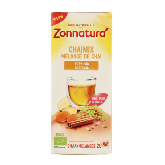 Zonnatura Chai mix kurkuma bio 20 Sachets