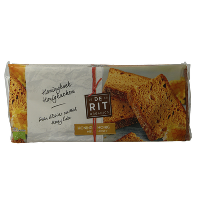 De Rit Volkoren honingkoek bio 500.00 Gram