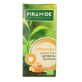 Piramide Oppeppend groene thee gember & curcuma bio 20 Zakjes
