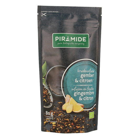Piramide Gember citroen bio 80 Gram