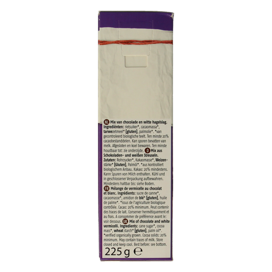 De Rit Chocoreale hagelslag mix bio 225 Gram