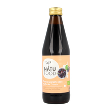 Natufood Zwarte bes oersap vitaal bio 330 Milliliter