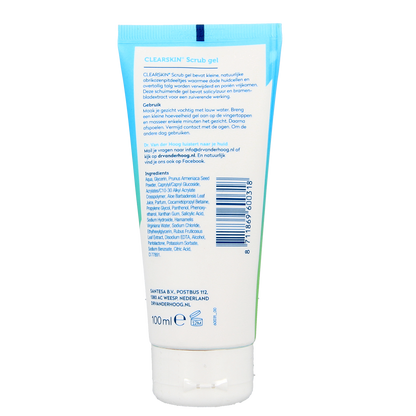 Dr. van der Hoog Clearskin scrub gel tube  100.00 Milliliter