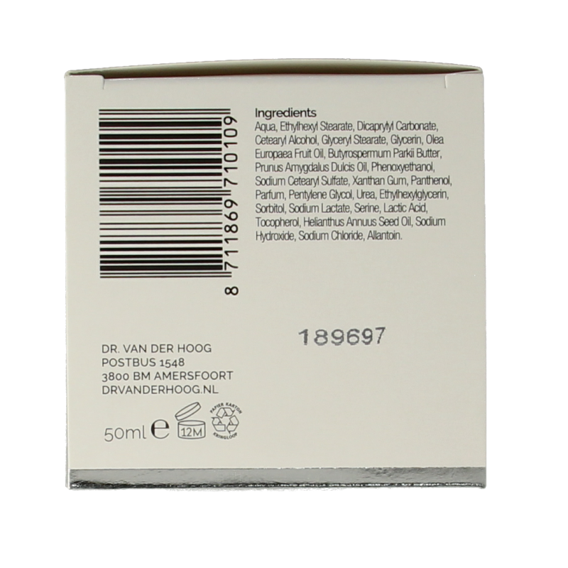 Dr. van der Hoog Hydraterende dagcreme 50 Milliliter