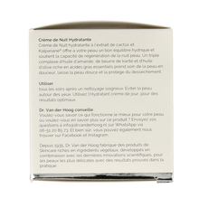 Dr. van der Hoog Nachtcreme hydraterend 50 Milliliter