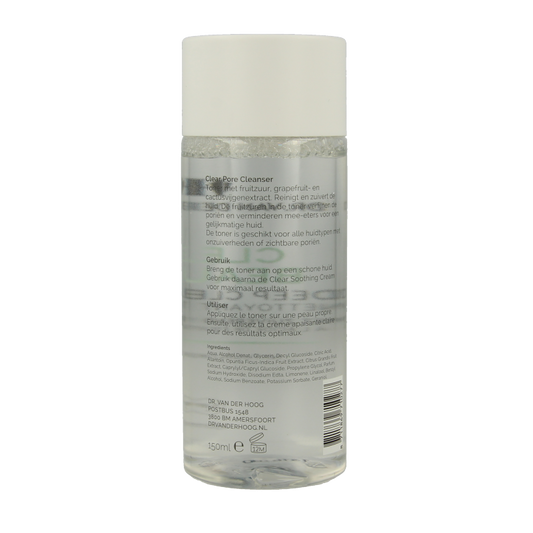 Dr. van der Hoog Clear deep cleanser  150 Milliliter