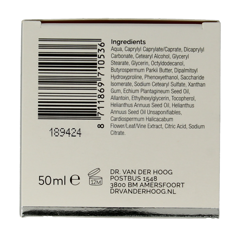 Dr. van der Hoog Anti-aging hypoallergeen dag en nachtcreme  50 Milliliter