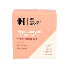 Dr. van der Hoog Nachtcreme hypo allergeen 50.00 Milliliter