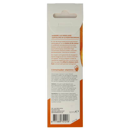 Dr. van der Hoog Crememasker vitamine C 10.00 Milliliter