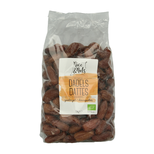 Nice & Nuts Dadels zonder pit bio 1 Kilogram