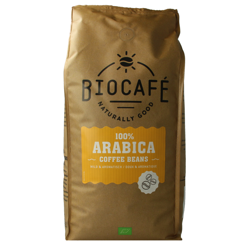 Biocafe Koffiebonen arabica bio 1 Kilogram