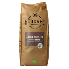 Biocafe Koffiebonen dark roast bio 500 Gram