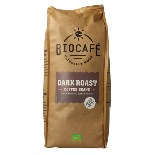 Biocafe Koffiebonen dark roast bio 500 Gram