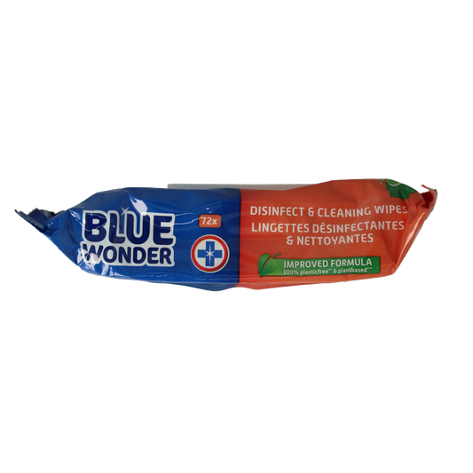 Blue Wonder Desinfect & cleaning wipes 72 Stuks